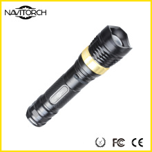 Rechargeable Aluminium Flashlight for Camping Lighting (NK-2668)